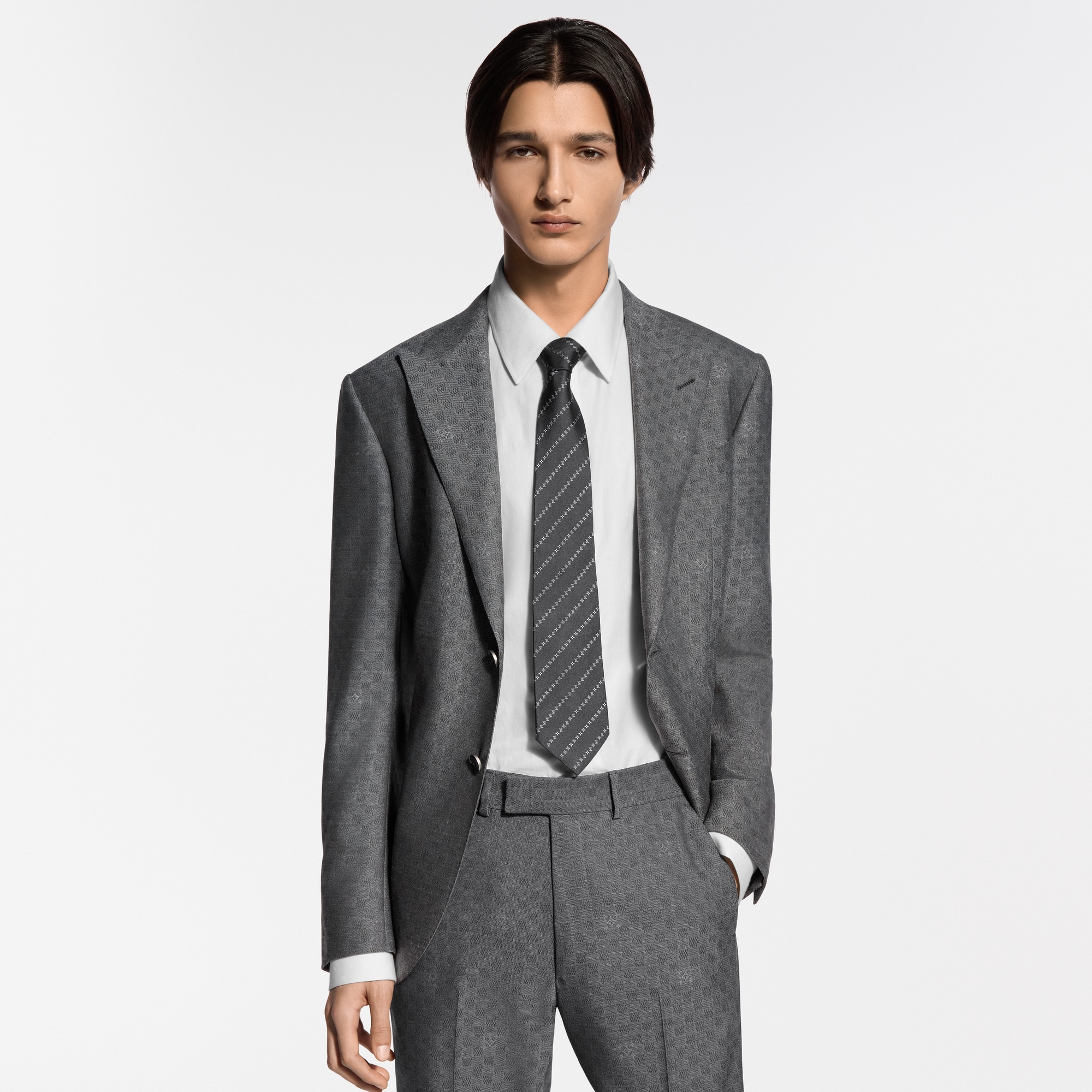 ネクタイ・ピンストライプ マイクロフラワー S00｜ルイ・ヴィトン 公式